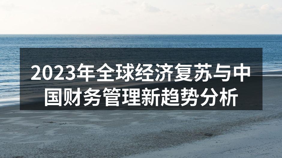 全球经济复苏背景下的财务管理