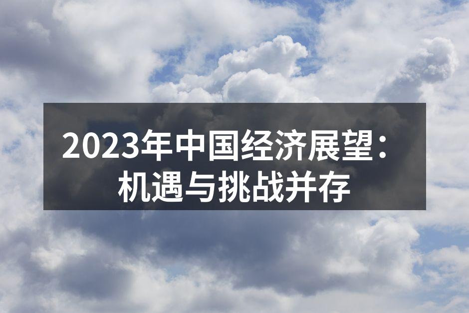 中国经济展望